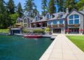 Magnificent Lakefront Mansion with Private Boat Dock