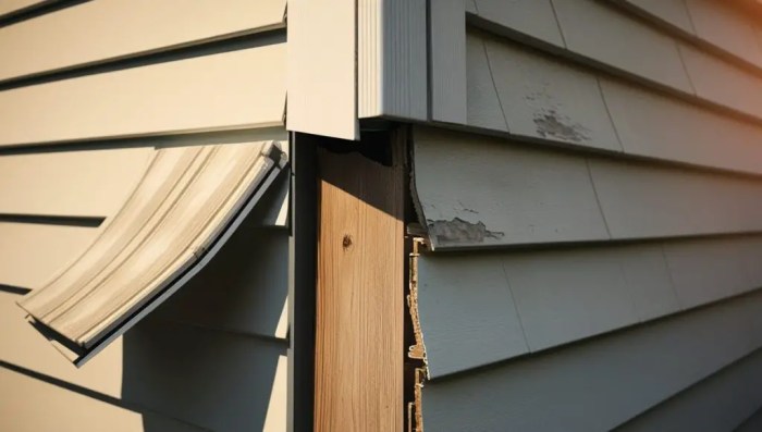How to fix this piece of siding that keeps falling off? : r/howto