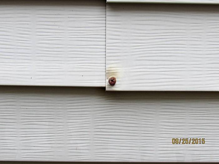 How Not To Repair Loose Aluminum Siding